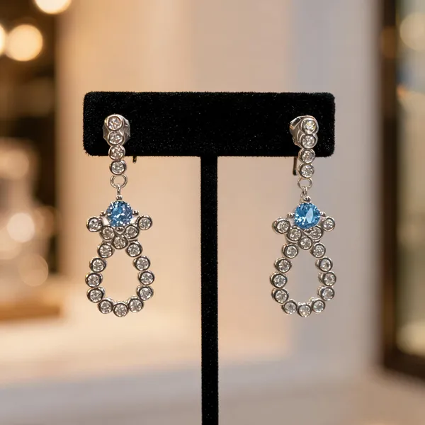 Elegant_Loop_Drop_Earrings_Blue