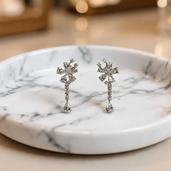 Floral_Cascade_Dangler_Earrings_Clear