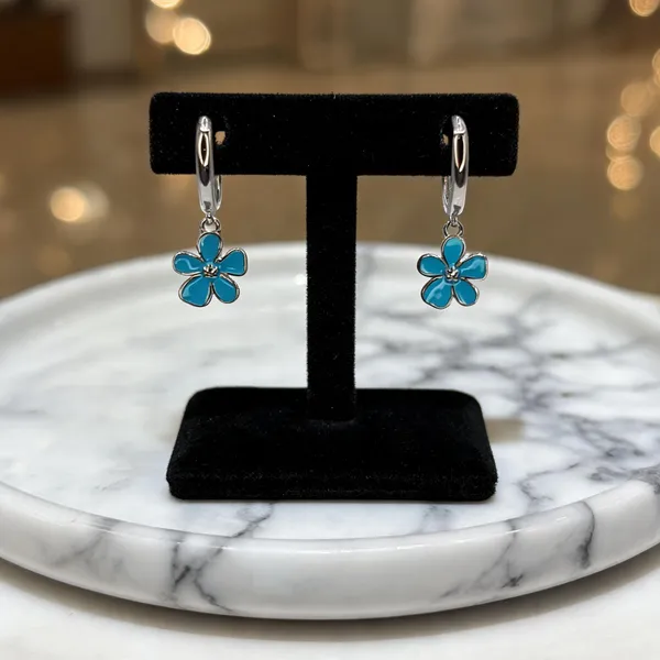 Bloom_Enamel_Huggie_Earrings_Blue