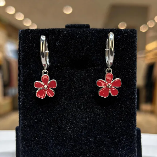 Bloom_Enamel_Huggie_Earrings_Red