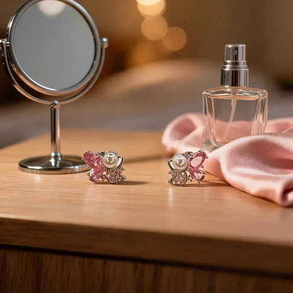 Angel_Pearl_And_Cz_Earrings_Pink