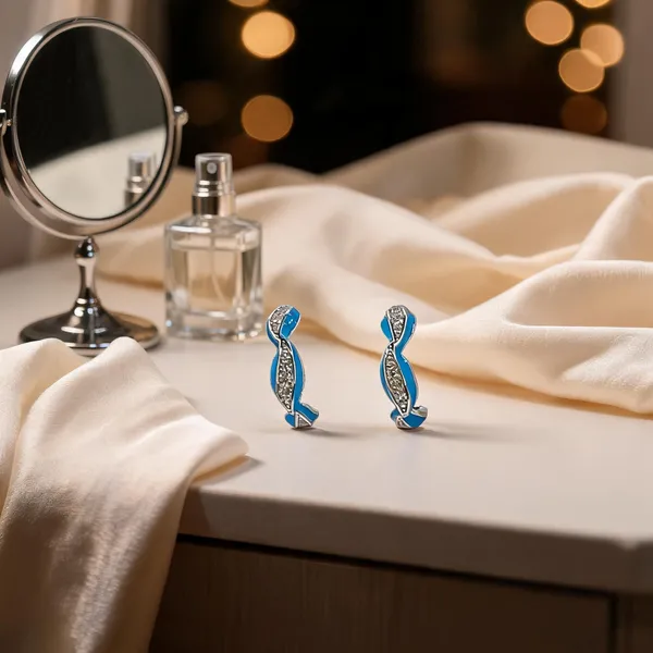 Enamel_Pave_Twist_Earrings_Blue