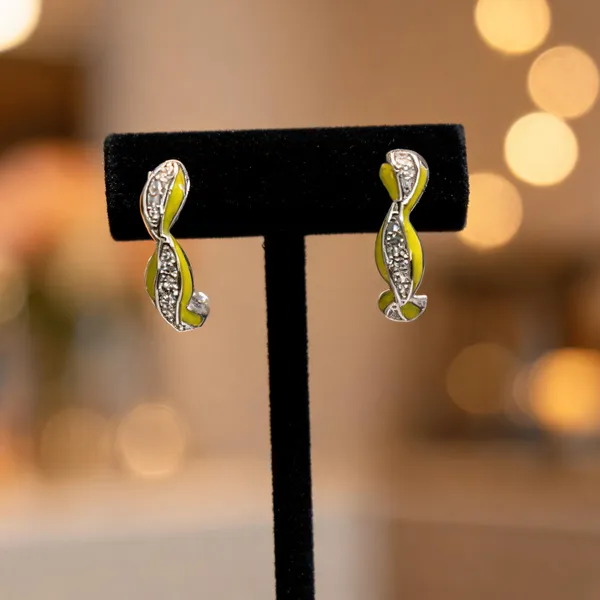 Enamel_Pave_Twist_Earrings_Yellow
