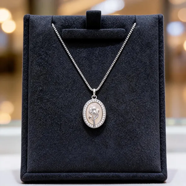 Silver_Mother_Of_Pearl_Flower_Halo_Necklace