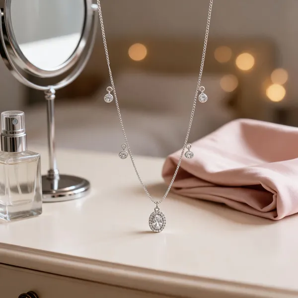 Silver_Oval_Gemstone_Station_Drop_Necklace