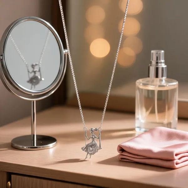 Whimsical_Girl_On_Swing_Silver_Pendant_Necklace