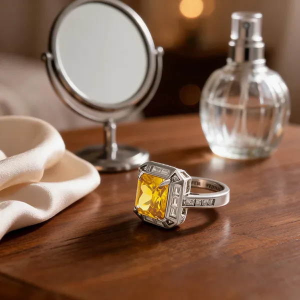 Art_Deco_Canary_Yellow_Emerald_Cut_Halo_Ring