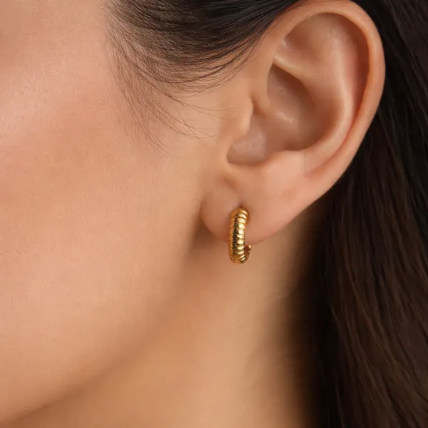 Aglaia__Earrings_gold_Stainless_steel