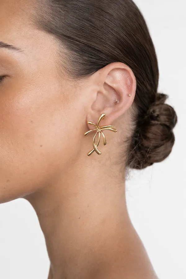 Deke__Earrings_gold_Stainless_steel