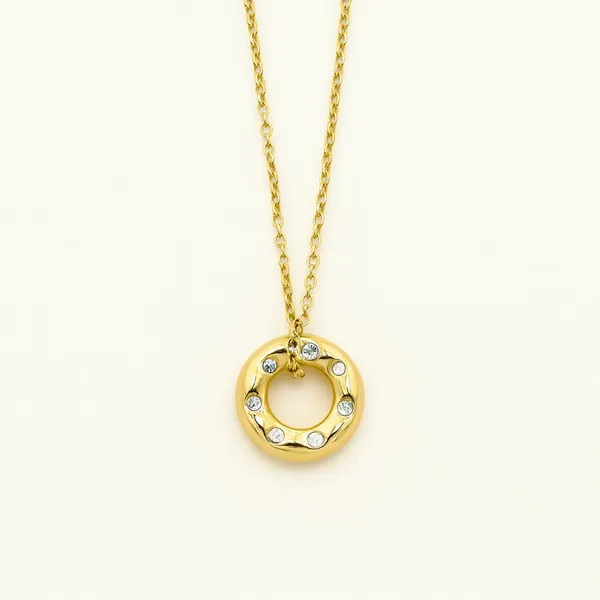 Bernelle__Pendant__gold_Stainless_steel