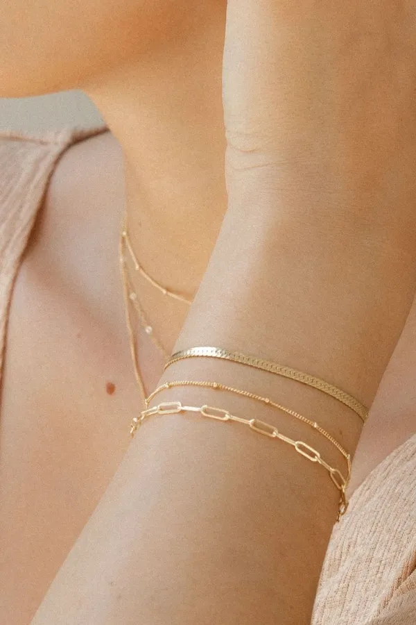 Klip__Bracelet__gold_Stainless_steel