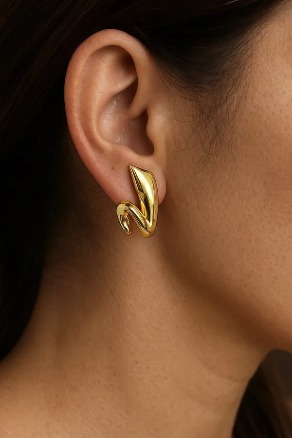 Geney__Earrings_gold_Stainless_steel