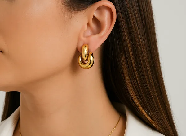 Teos__Earrings_gold_Stainless_steel