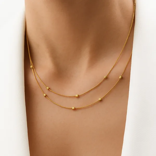 Cynthia__necklace_gold_Stainless_steel