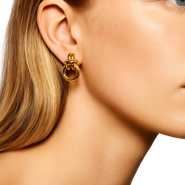 Agnes__Earrings_gold_Stainless_steel