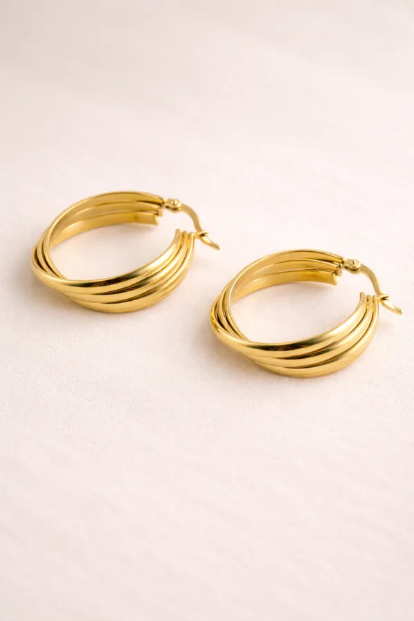 Daphne__Earrings_gold_Stainless_steel