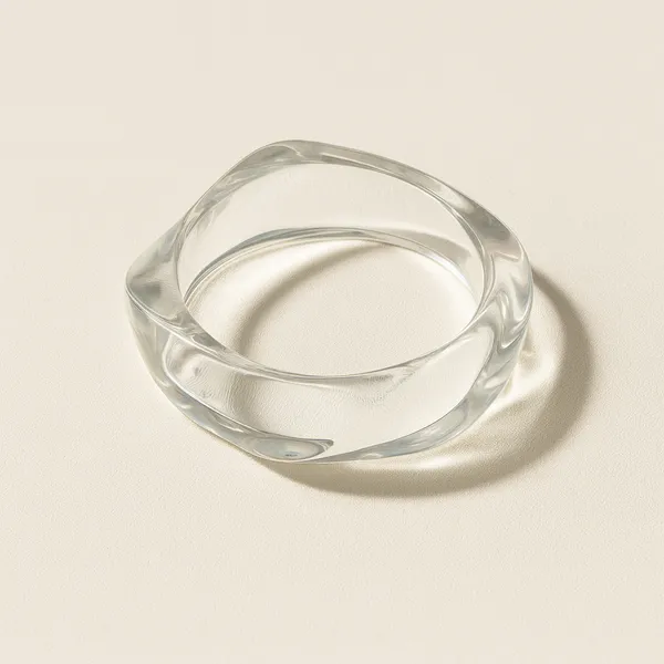 Artemisa_Clear__Bracelet__silver_Stainless_steel