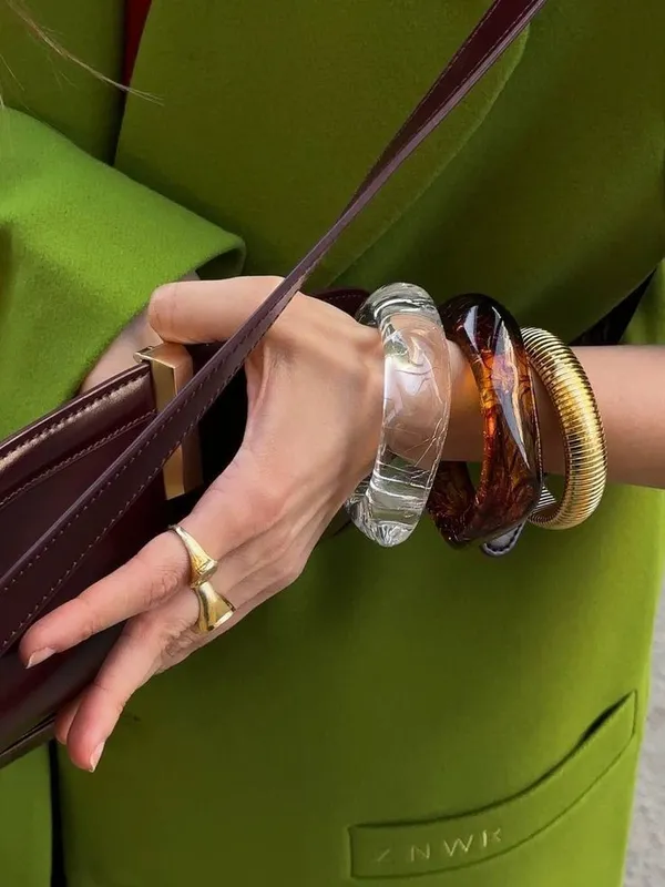 Artemisa_Clear__Bracelet__silver_Stainless_steel