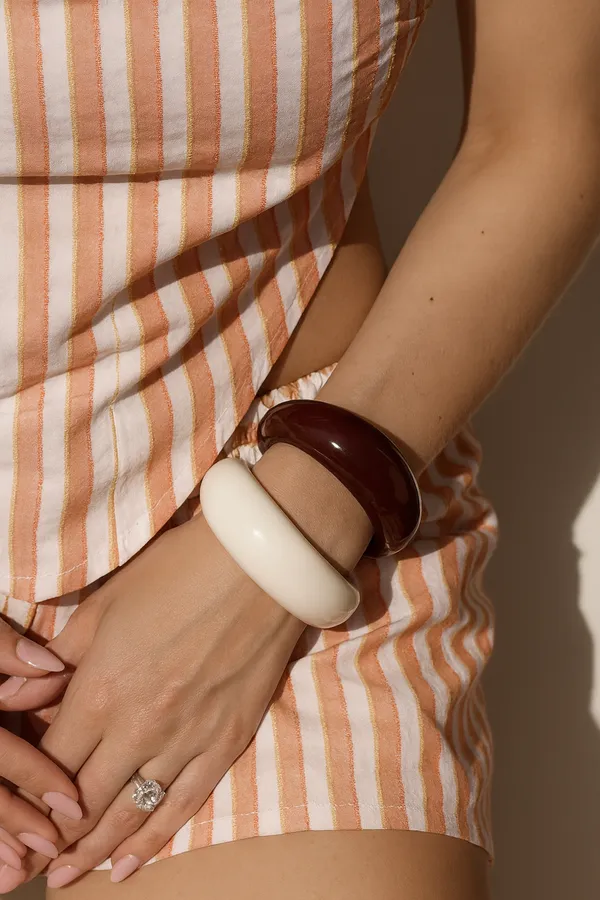 Hera_Burgundy__Bracelet__maroon_Stainless_steel