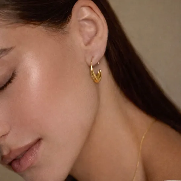 Maya__Earrings_gold_Stainless_steel
