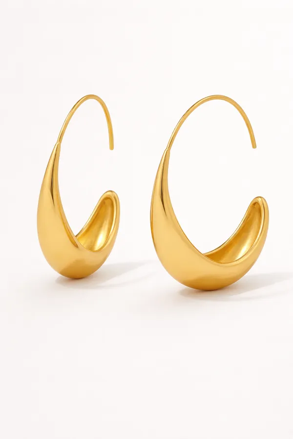 Maya__Earrings_gold_Stainless_steel