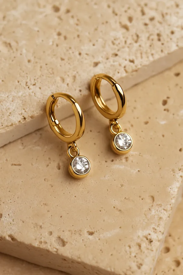 Cera__Earrings_gold_Stainless_steel