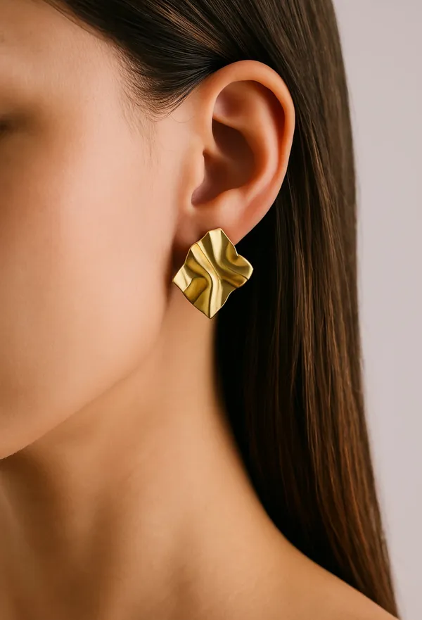 Phio__Earrings_gold_Stainless_steel