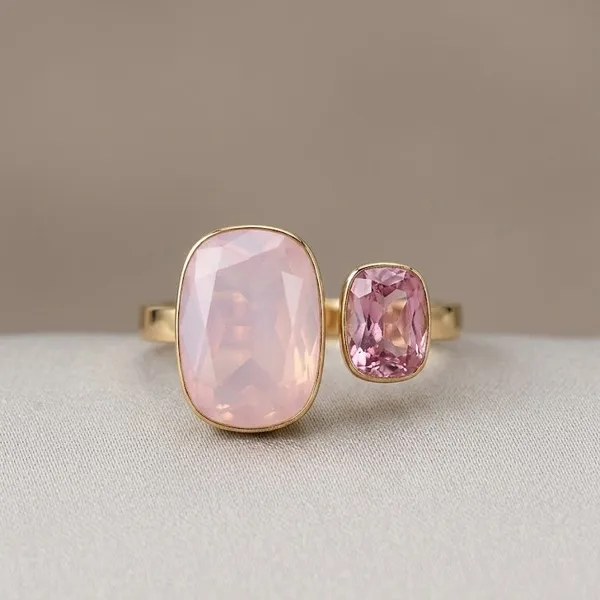 Pink_Glow_Ring__Ring_silver_Stainless_steel