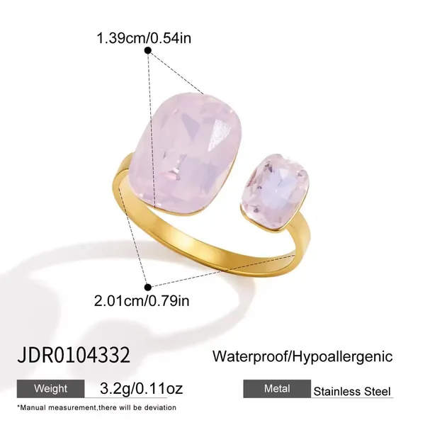 Pink_Glow_Ring__Ring_silver_Stainless_steel