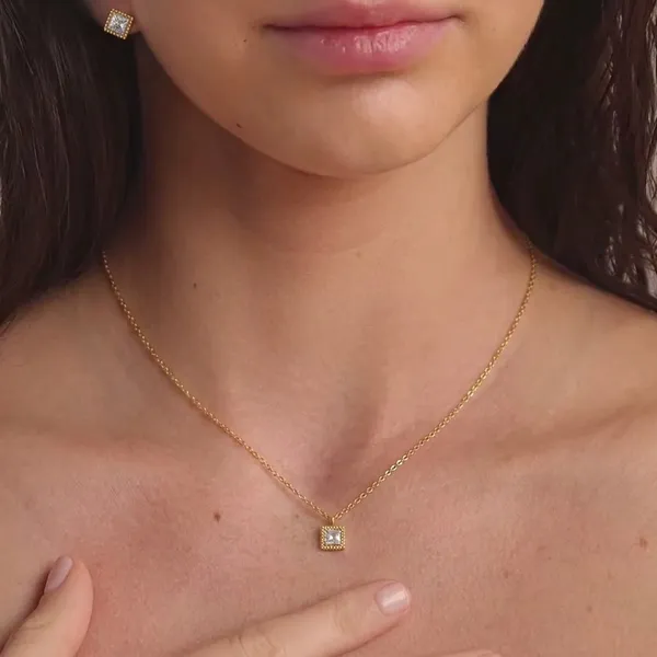 Square_Crystal_Jewelry_Set__Necklace_gold_Stainless_steel