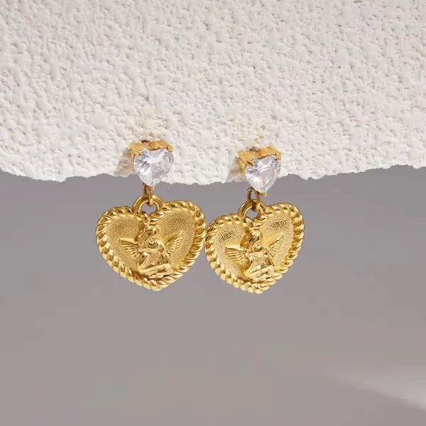 Angelique_Drop_Earrings__Earrings_gold_Stainless_steel