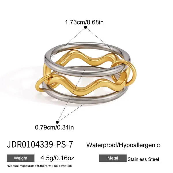 Two_Tone_Ring_Set__Ring_silver_gold_Stainless_steel