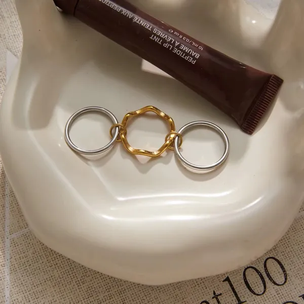 Two_Tone_Ring_Set__Ring_silver_gold_Stainless_steel