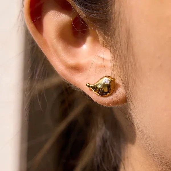 Little_Birdie_Stud_Earrings__Earrings_gold_Stainless_steel