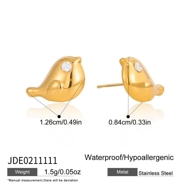 Little_Birdie_Stud_Earrings__Earrings_gold_Stainless_steel