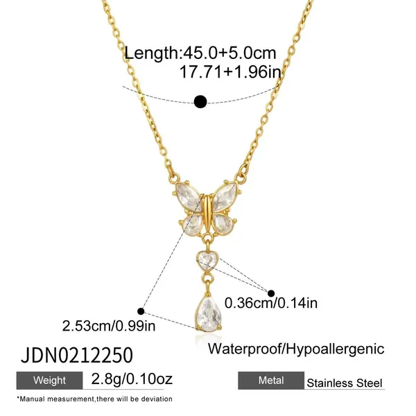 Mariposa_Drop_Pendant__Pendant__gold_Stainless_steel