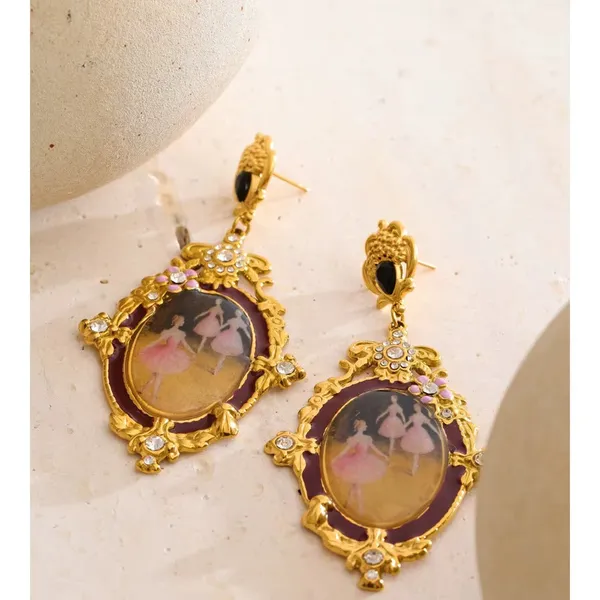 Ballerina_Muse_Earrings__Earrings_gold_Stainless_steel
