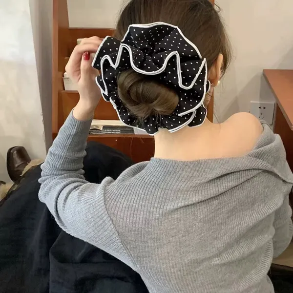 Paris_Polka_Scrunchie_White_Scrunchie__White_silk