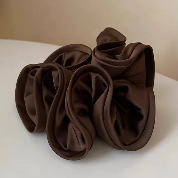 Blush_Satin_Scrunchie_Grey_Scrunchie__Grey_silk