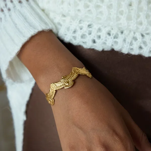 Aur_Va_Cuff__Bracelet__gold_Stainless_steel
