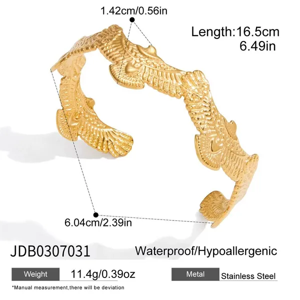 Aur_Va_Cuff__Bracelet__gold_Stainless_steel