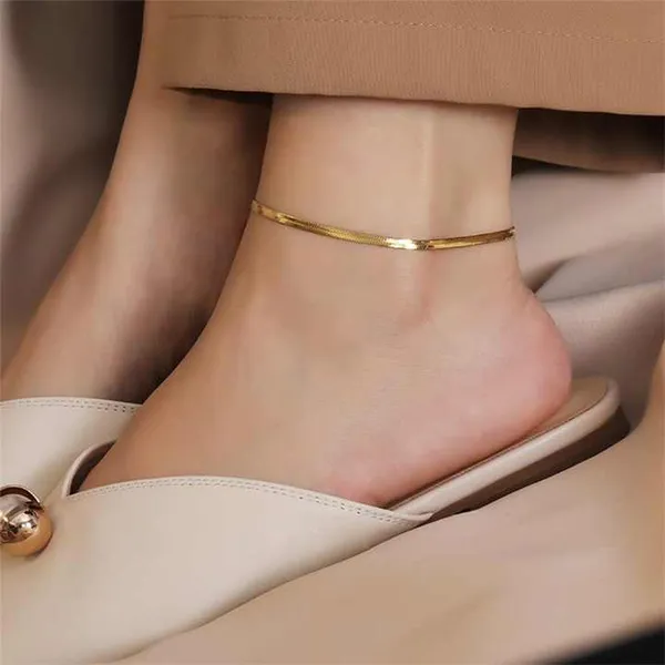 Serpentine_Anklet__anklete_gold_Stainless_steel