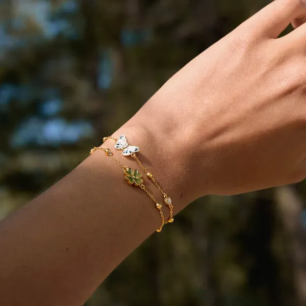 Butterfly_Layered_Bracelet__Bracelet__gold_Stainless_steel
