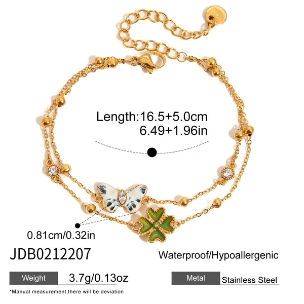 Butterfly_Layered_Bracelet__Bracelet__gold_Stainless_steel