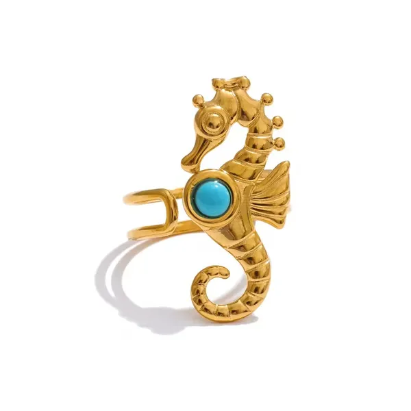 Ocean_Duo_Ring_Octopus_Ring_gold_Stainless_steel