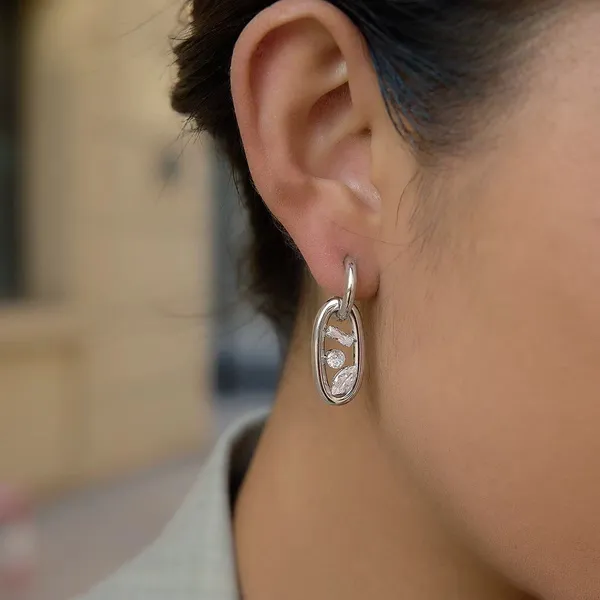 Glow_Link_Hoops__Earrings_silver_Stainless_steel