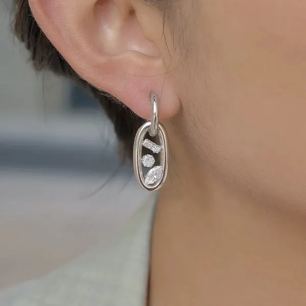 Glow_Link_Hoops__Earrings_silver_Stainless_steel