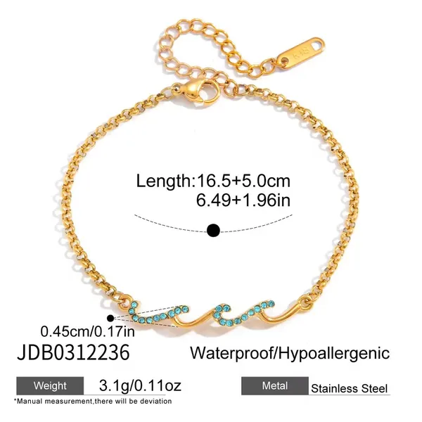 Ocean_Wave_Bracelet__Bracelet__gold_Stainless_steel