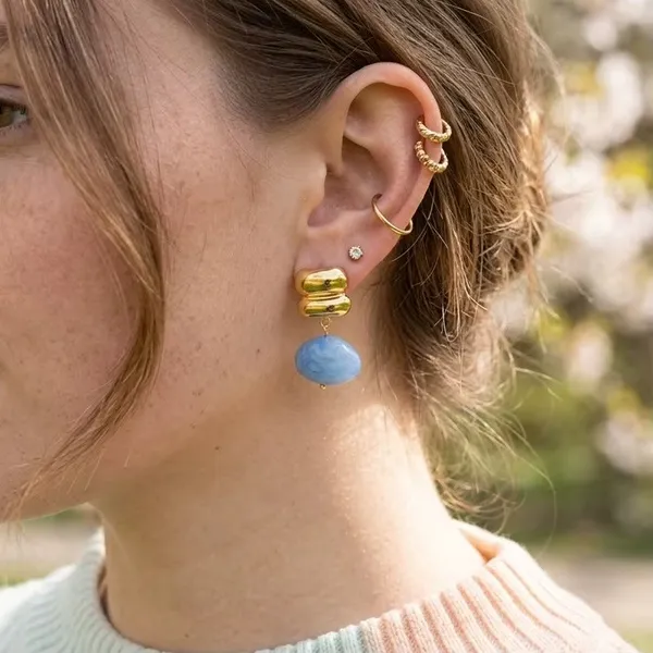 Blue_Drop_Earrings__Earrings_gold_Stainless_steel