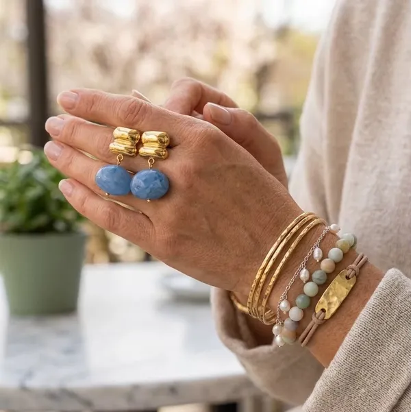 Blue_Drop_Earrings__Earrings_gold_Stainless_steel